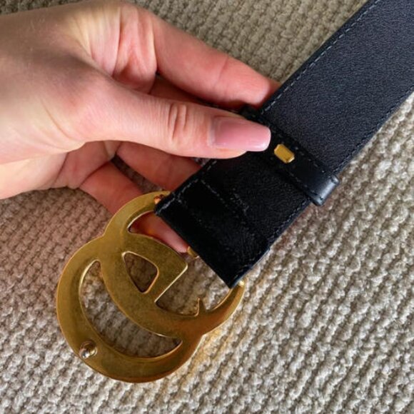 Gucci Leather Belt - Size 80cm, With Original Box - Picture 3 of 6